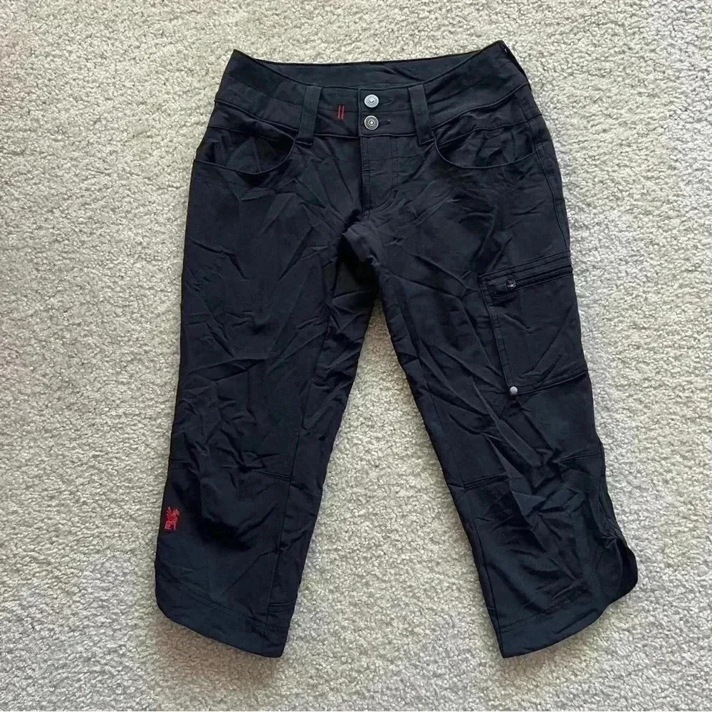 CHROME INDUSTRIES Black Capri Cycling Pants Biking Women Size XS San Francisco
